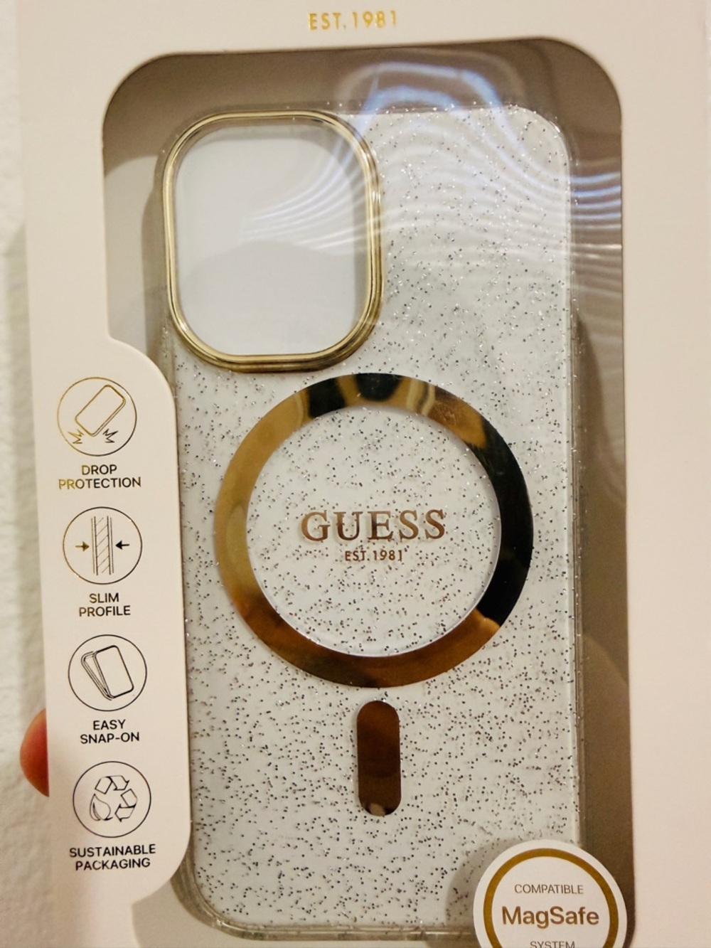 GUESS Iphone 16 case Magsafe compatible